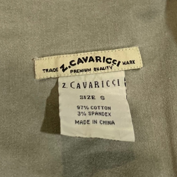 Z. Cavaricci Vintage Olive Green Utility Jacket - Picture 3 of 10